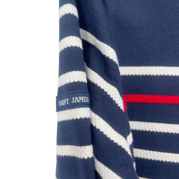 Saint James L’Atelier Frehel Striped Dress Nautical Stripe Size T36 US 4 NEW - Picture 4 of 6